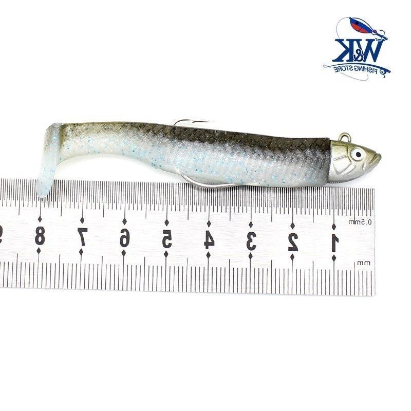 Texas Black Minnow M07 for Walleye Bass Fishing with 7cm Soft Lure 6.5g  Weedless Head Super Soft Shad Lure 1/0 Worm Hook
