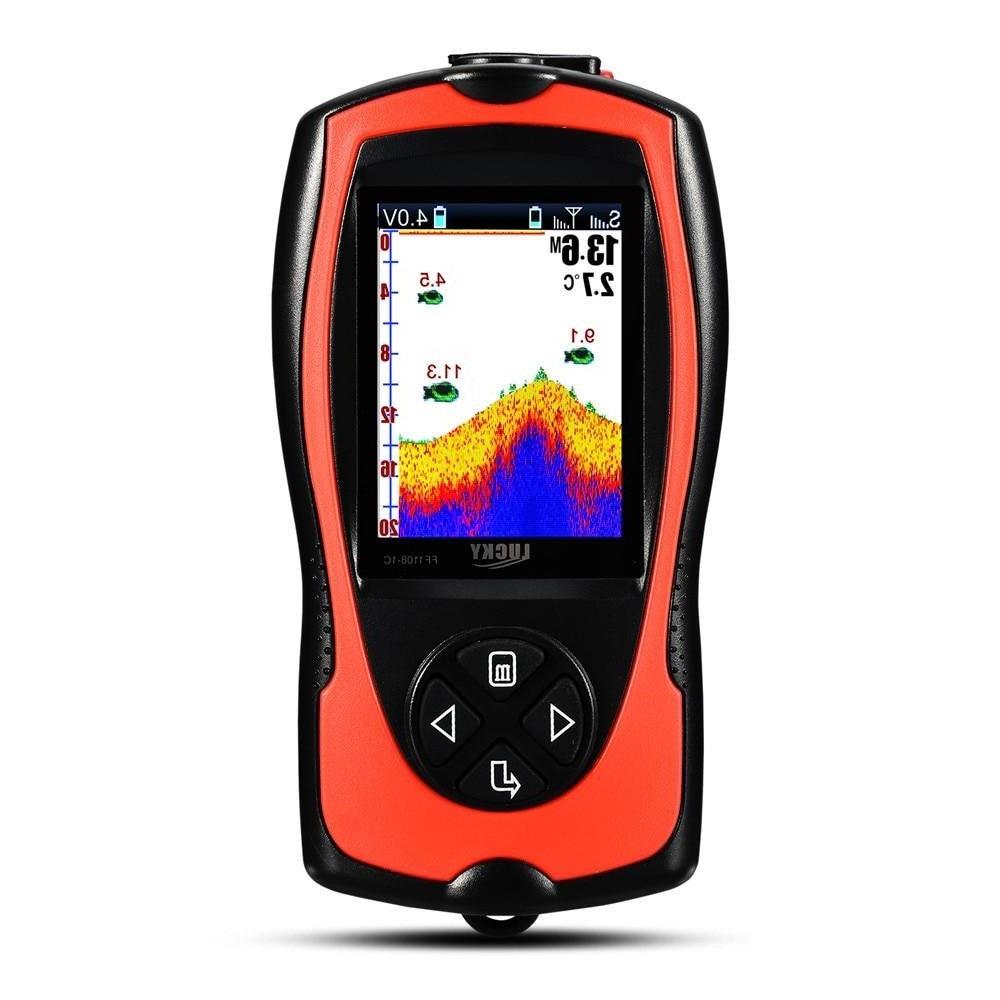 Lucky Sonar Ffcw1108-1 Fish Finder Wireless 120m Wireless Fishing